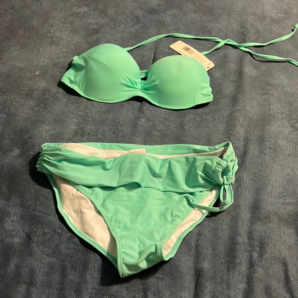 NWT Sea Foam Green bikini